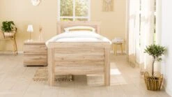 Bed Elba -Bedden Verkoopwinkel Bed Elba licht eiken 2