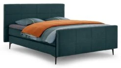 Karlsson Boxspring Attraktiv Trendik Vlak Met Gestoffeerd Matras -Bedden Verkoopwinkel Boxspring Attraktiv Trendik vlak met gestoffeerd matras challenger teal 4