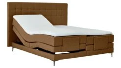 Boxspring Jade Verstelbaar Met Gestoffeerd Matras -Bedden Verkoopwinkel Boxspring Jade verstelbaar met gestoffeerd matras cognac 10