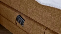 Boxspring Jade Verstelbaar Met Gestoffeerd Matras -Bedden Verkoopwinkel Boxspring Jade verstelbaar met gestoffeerd matras cognac 5