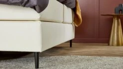 Boxspring Opal Vlak Met Gestoffeerd Matras -Bedden Verkoopwinkel Boxspring Opal vlak met gestoffeerd matras ecru 3