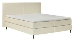 Boxspring Opal Vlak Met Gestoffeerd Matras -Bedden Verkoopwinkel Boxspring Opal vlak met gestoffeerd matras ecru 6