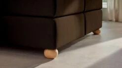 Karlsson Boxspring Solid Lina Vlak Met Gestoffeerd Matras -Bedden Verkoopwinkel Boxspring Solid Lina vlak met gestoffeerd matras cappuccino 3