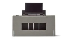 Karlsson Boxspring Unik Varje Verstelbaar Met Gestoffeerd Matras En Voetbord Met Tv-lift -Bedden Verkoopwinkel Boxspring Unik Varje verstelbaar met gestoffeerd matras en voetbord met TV lift wood 6