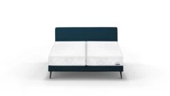 Boxspring Viggo Vlak Met Silver Pocket Deluxe Foam Matras -Bedden Verkoopwinkel Boxspring Viggo vlak met Silver Pocket Deluxe Foam matras oakland blauw 5