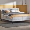 Boxspring Viggo Vlak Met Gestoffeerd Matras