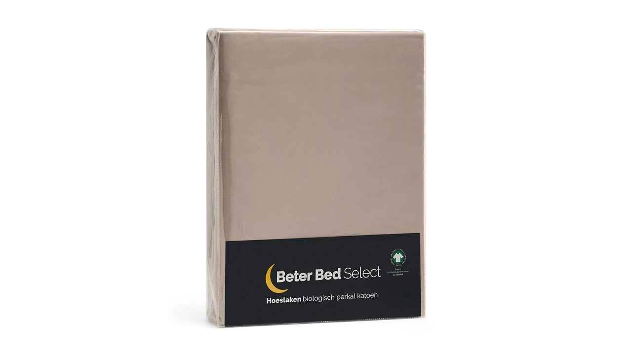 Hoeslaken Beter Bed Select Biologisch Perkal Matras 5 Hoeslaken Beter Bed Select Biologisch Perkal Matras - Afbeelding 5