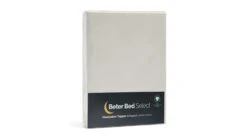 Hoeslaken Beter Bed Select Biologisch Perkal Topper -Bedden Verkoopwinkel Hoeslaken Biologisch perkal topper grijs 4