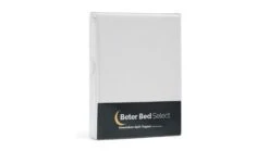 Hoeslaken Beter Bed Select Perkal Splittopper -Bedden Verkoopwinkel Hoeslaken Perkal splittopper wit 4