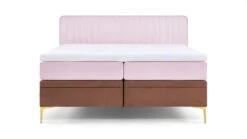 Opbergbox Ruby Vlak Met Gestoffeerde Matras -Bedden Verkoopwinkel Opbergbox Ruby vlak met gestoffeerde matras roze bruin 8