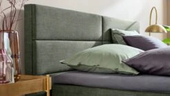 Opbergboxspring Pearl Vlak Met Gestoffeerd Matras -Bedden Verkoopwinkel Opbergboxspring Pearl vlak met gestoffeerd matras hunter 3