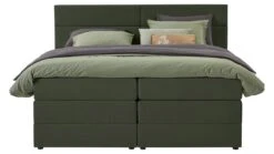 Opbergboxspring Pearl Vlak Met Gestoffeerd Matras -Bedden Verkoopwinkel Opbergboxspring Pearl vlak met gestoffeerd matras hunter 6