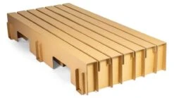 Paper Bed Met Easy Pocket Matras -Bedden Verkoopwinkel Paper Bed met Easy Pocket matras bruin 6