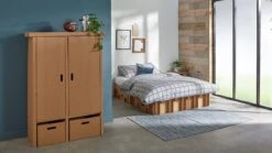 Paper Bed -Bedden Verkoopwinkel Paper Bed met laden bruin 4