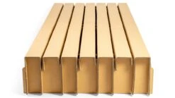 Paper Bed -Bedden Verkoopwinkel Paper Bed met laden bruin 7