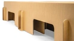 Paper Bed -Bedden Verkoopwinkel Paper Bed met laden bruin 8