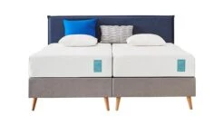TEMPUR® Boxspring ONE™ Stitch Vlak -Bedden Verkoopwinkel TEMPUR boxspring ONE Stitch vlak blue stone grey 1