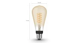Verlichting Philips Hue Filamentlamp White Edison ST72/E27 -Bedden Verkoopwinkel Verlichting Philips Hue Filamentlamp White Edison ST72 E27 2