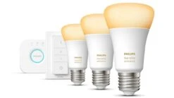 Verlichting Philips Hue White Ambiance Starterkit E27 (3 Lampen, 1 Dimmer + Bridge) -Bedden Verkoopwinkel Verlichting Philips Hue White Ambiance Starterkit E27 3 lampen 1 dimmer bridge 2