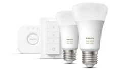 Verlichting Philips Hue White And Color Ambiance Starterkit E27 (2 Lampen, 2 Dimmers + Bridge) -Bedden Verkoopwinkel Verlichting Philips Hue White and Color Ambiance Starterkit E27 2 lampen 2 dimmers bridge 3